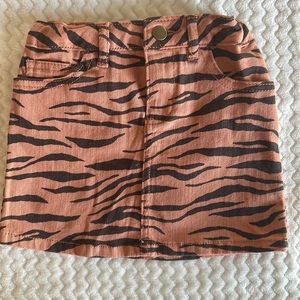 animal print skirt